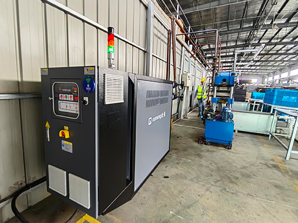 平板硫化机控温橡胶硫化模温机——应用案例