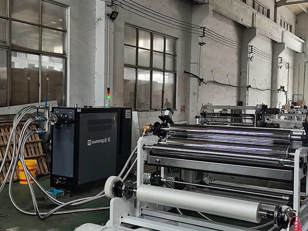 纤维布生产辊筒加热模温机