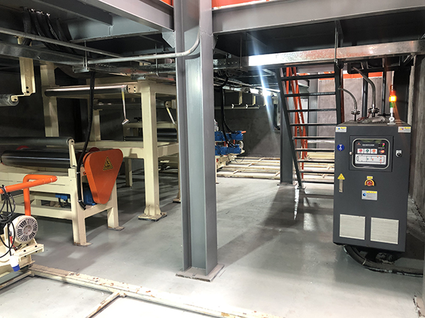 热熔胶贴面生产辊筒专用模温机——应用案例