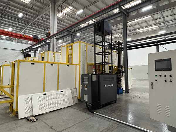 过滤板烧结机模具加热油温机——应用案例