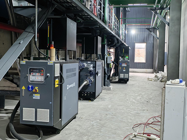 拉丝粉生产捏合机控温油循环式模温机——应用案例