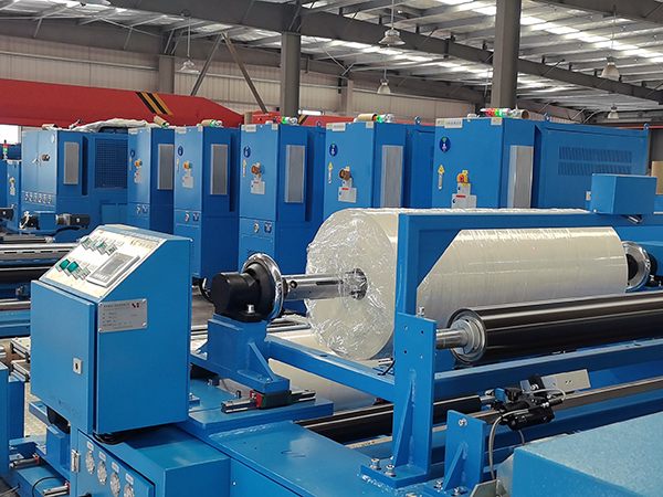 预浸料辊筒生产线压延薄膜控温模温机——应用案例